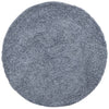 Vidaxl tapis Pampelune Shaggy très moderne Ø 160 cm bleu