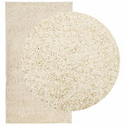 Vidaxl tapis Pampelona Shaggy hautement moderne 60x110 cm Couleur en or - afbeelding 3