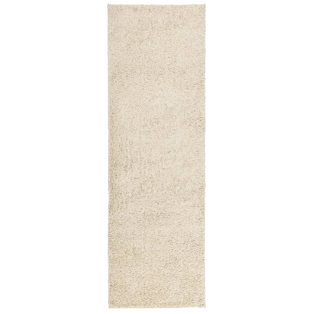 Vidaxl tapis Pampelona Shaggy High-Modern 80x250 cm Couleur d'or