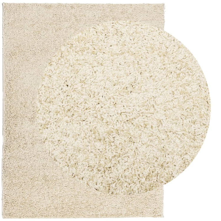 Vidaxl tapis Pampelune Shaggy hautement moderne 300x400 cm d'or