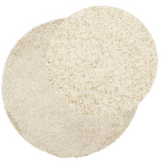 Vidaxl tapis Pampelune Shaggy hautement moderne Ø 80 cm Gold coloré - afbeelding 3