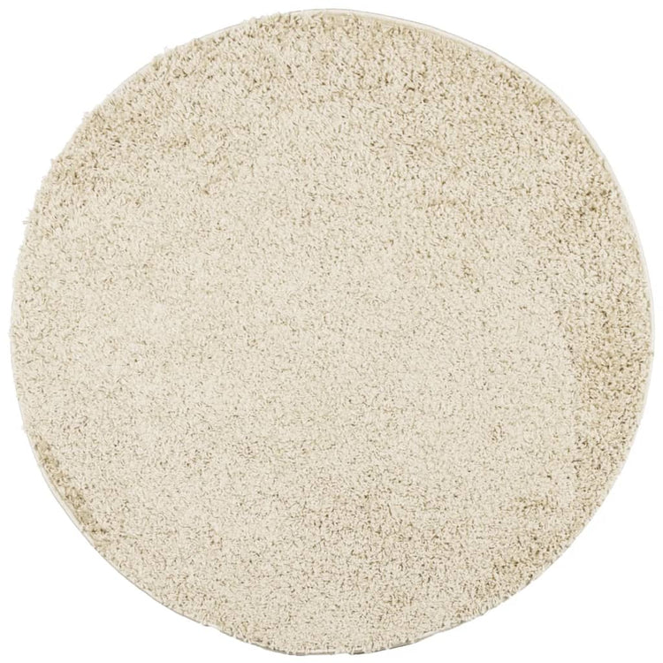 Vidaxl tapis Pampelune Shaggy très moderne Ø 100 cm Couleur en or