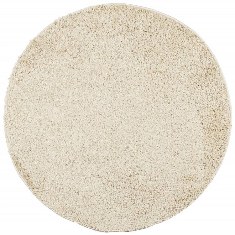Vidaxl tapis Pampelona High Pile High Pile moderne Ø 120 cm Couleur en or