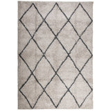 Vidaxl tapis Pampelune Shaggy hautement pile 160x230 cm anthracite beige - afbeelding 2