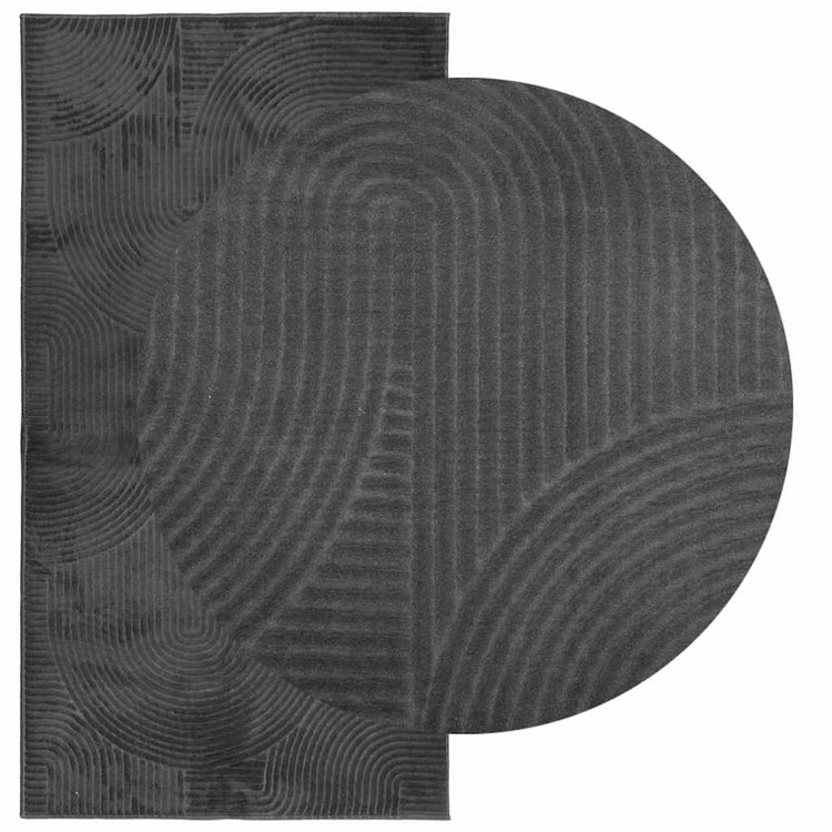 VidaXL tapis Iza poils courts scandinave 80x150 cm anthracite