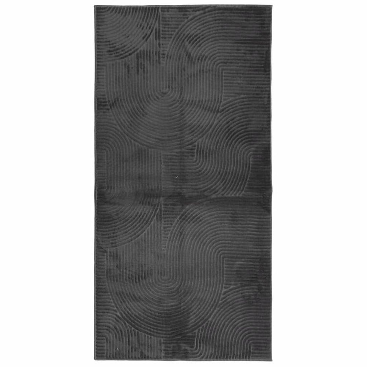 Vidaxl Rug Iza Low -Pile Scandinave 100x200 cm anthracite
