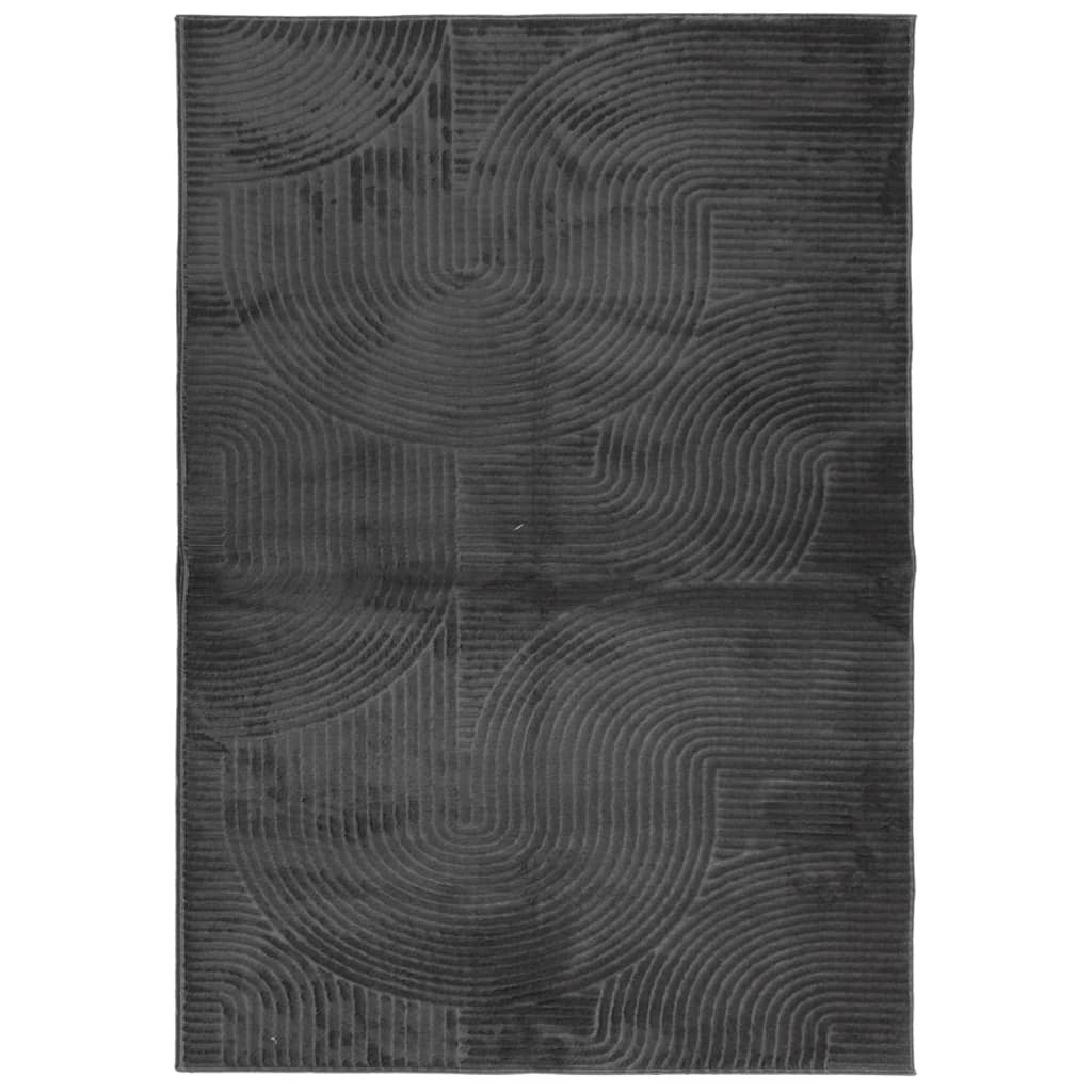 VidaXL tapis iza poils ras scandinave 160x230 cm anthracite