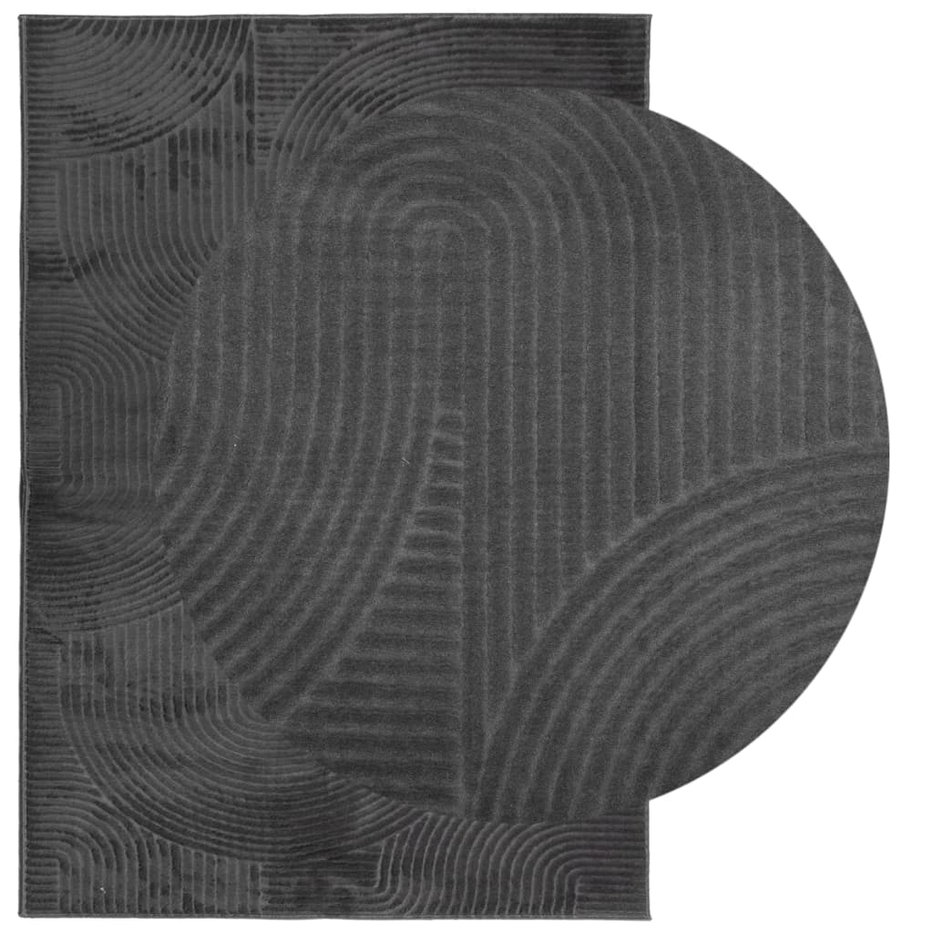 VidaXL tapis iza poils ras scandinave 160x230 cm anthracite