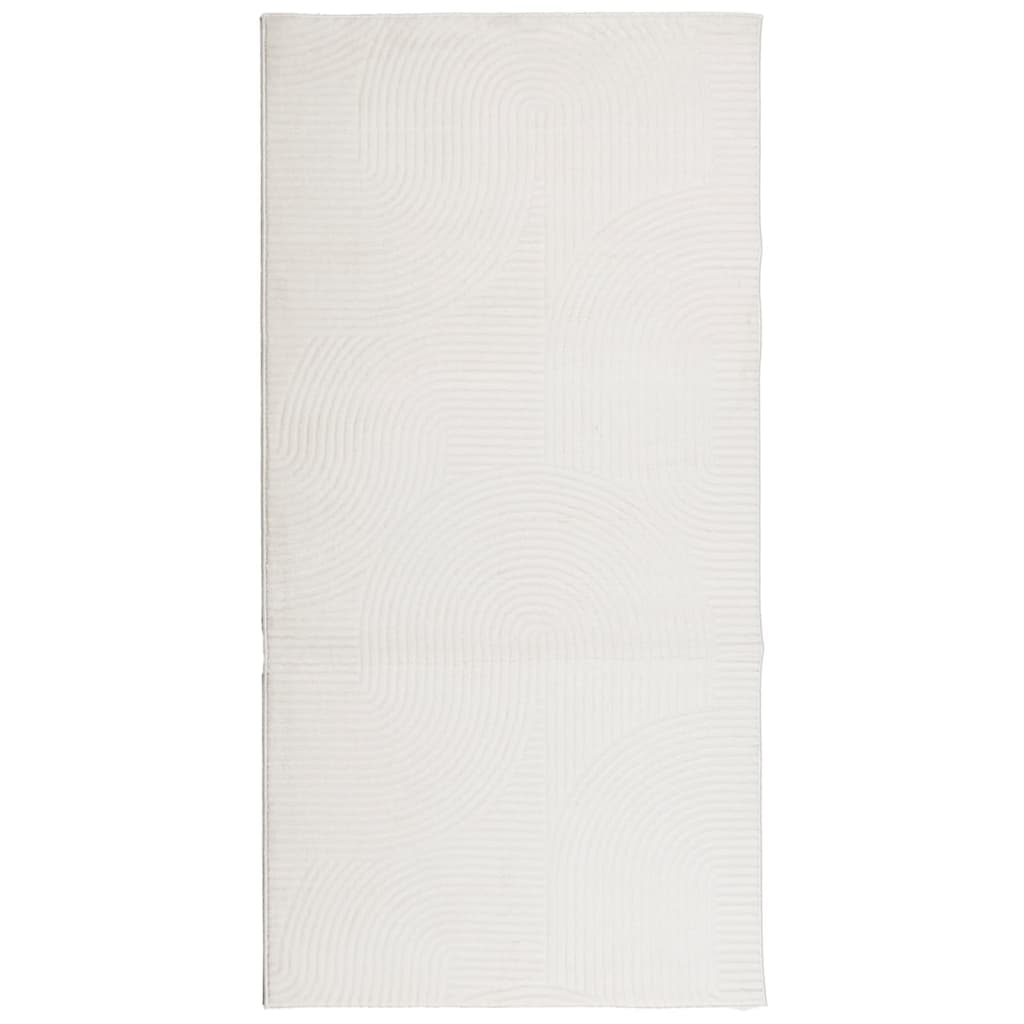 Vidaxl Rug Iza Low -Pile Scandinave 100x200 cm Crème
