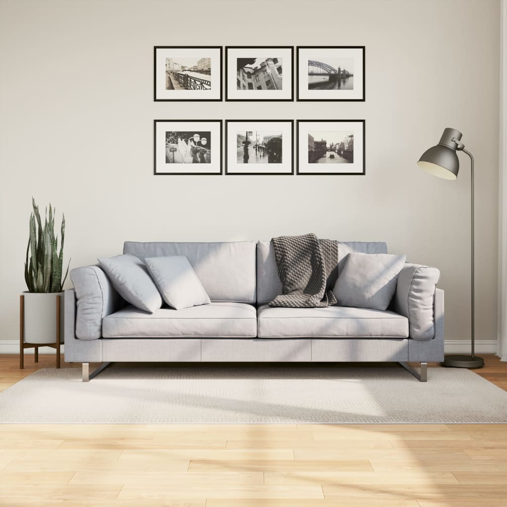 Vidaxl Rug Iza Low -Pile Scandinave 100x200 cm Crème