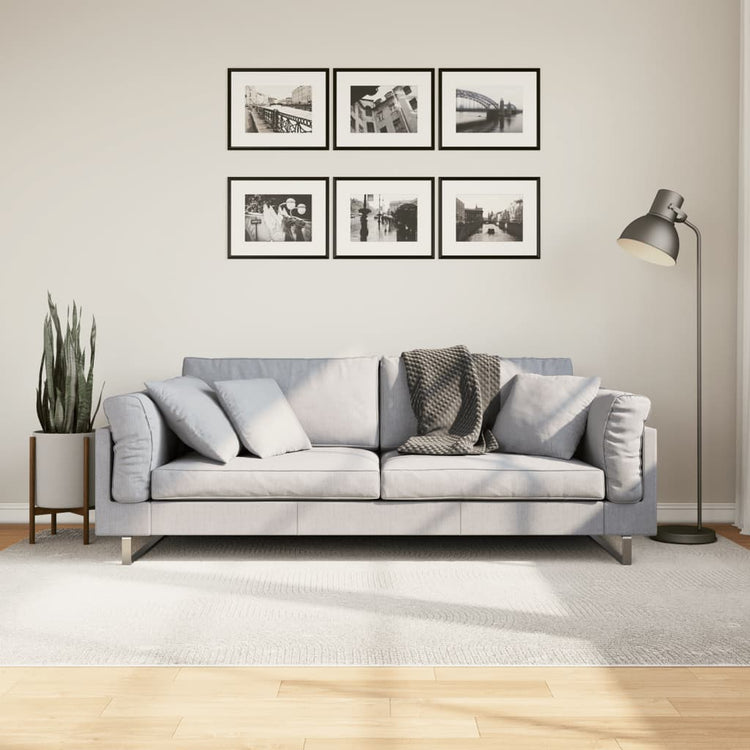 Vidaxl Rug Iza Low -Pile Scandinavian 160x230 cm Crème