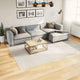 VidaXL tapis Iza poils courts scandinave 200x280 cm crème