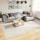 VidaXL tapis Iza poils courts scandinave 240x340 cm crème