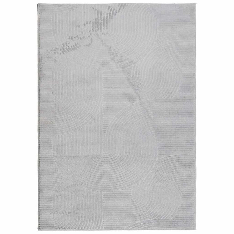 Vidaxl Rug Iza Low -Pile Scandinave 160x230 cm Gray