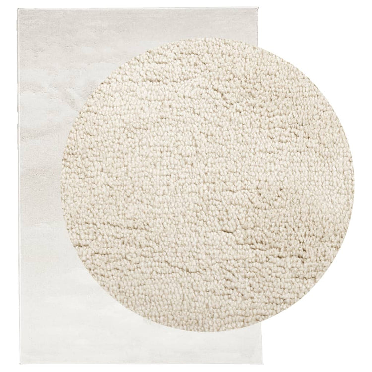 VidaXL tapis oviedo poils ras 160x230 cm beige