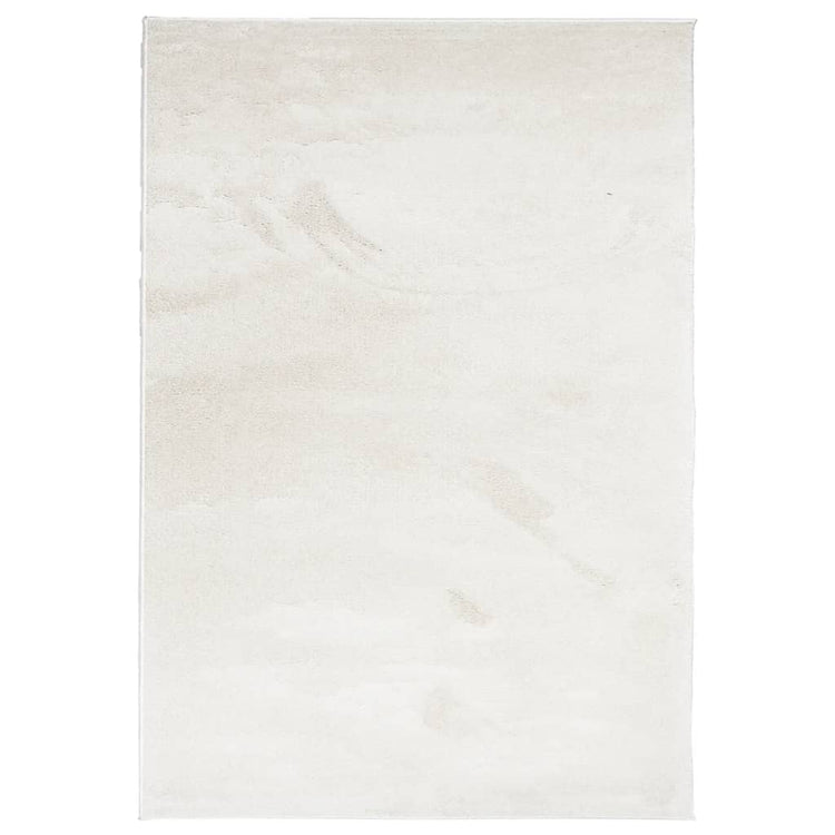 VidaXL tapis oviedo poils ras 200x280 cm beige