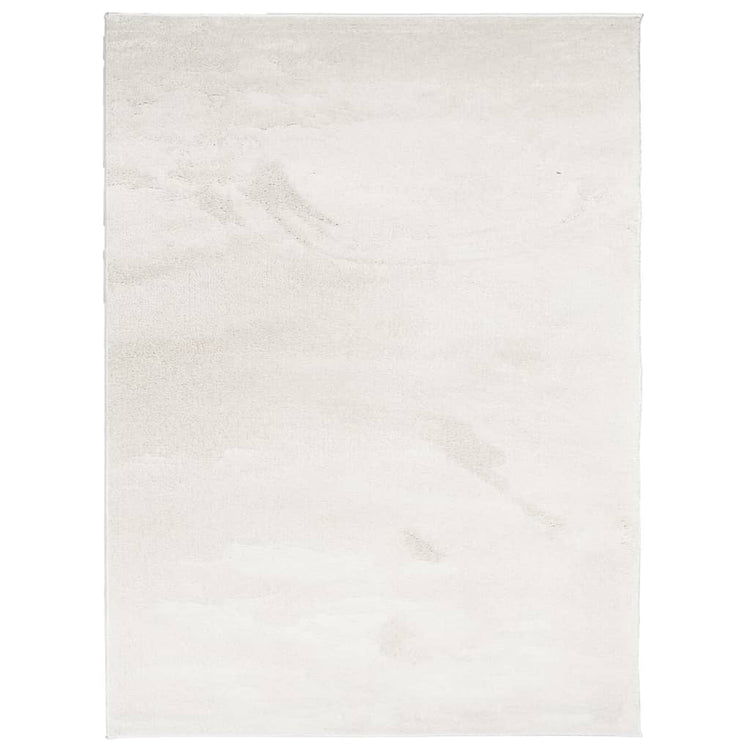 VidaXL tapis oviedo poils ras 240x340 cm beige
