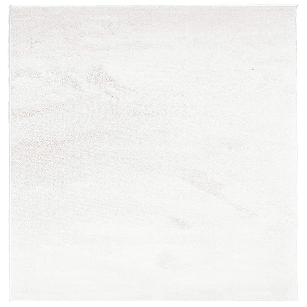 Vidaxx tapis oviedo poils ras 200x200 cm crème
