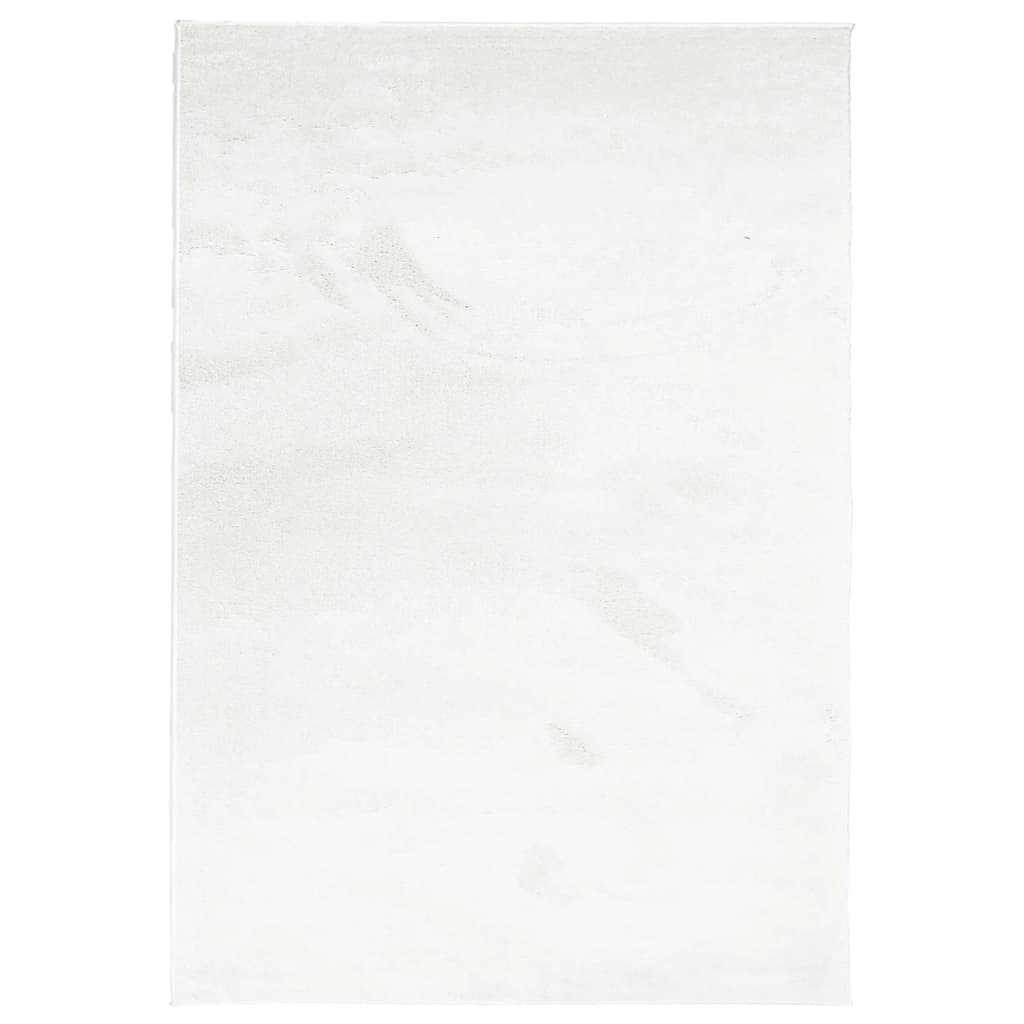 Vidaxx tapis oviedo poils ras 200x280 cm crème