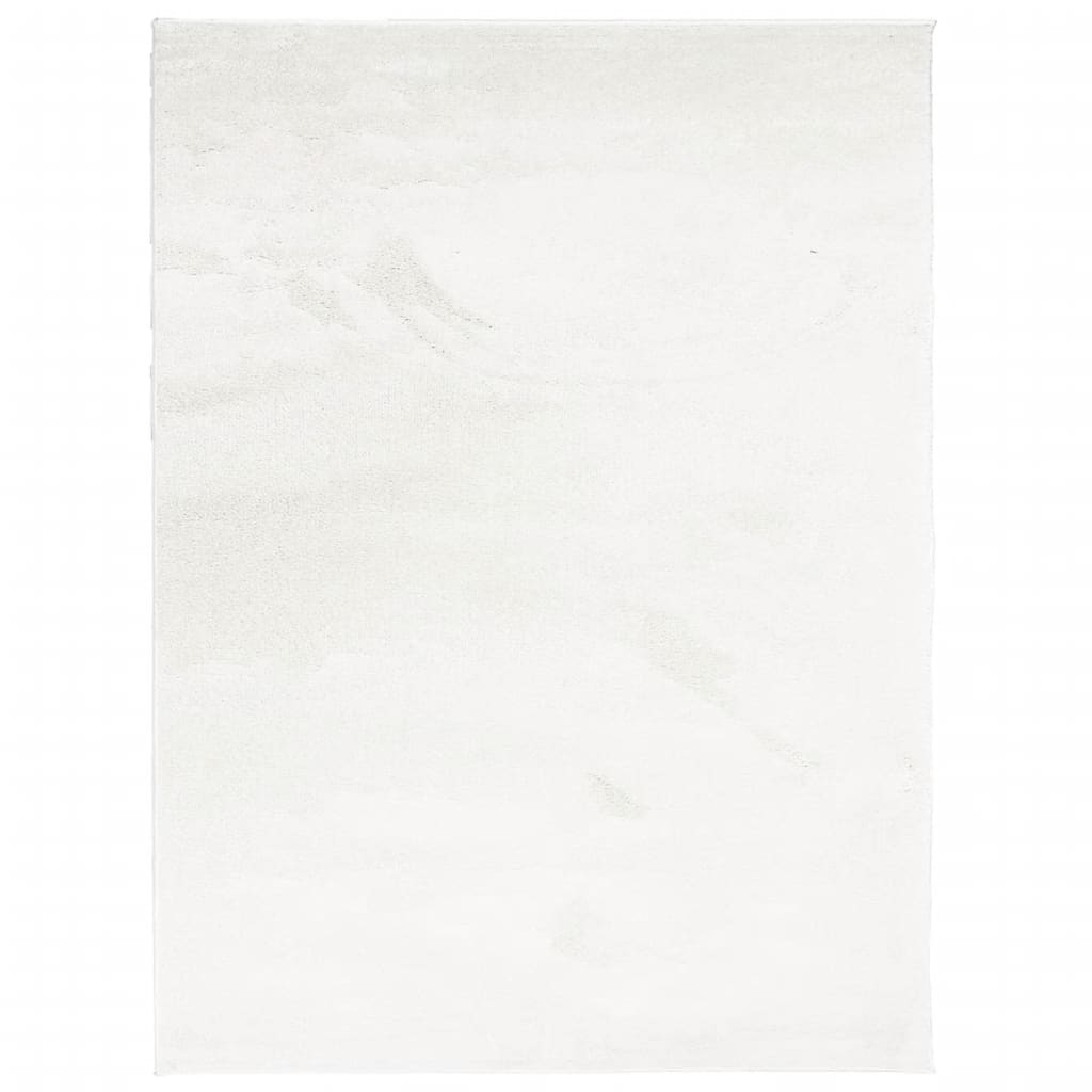 Vidaxx tapis oviedo poils ras 240x340 cm crème
