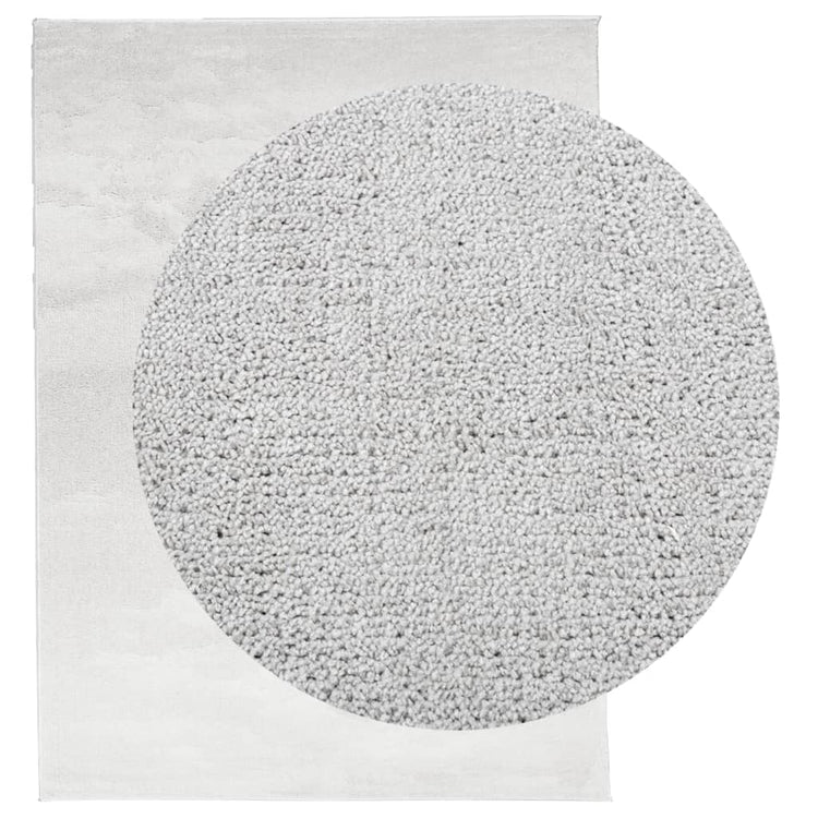 Tapis Vidaxl Oviedo Low -Pile 240x340 cm Gray