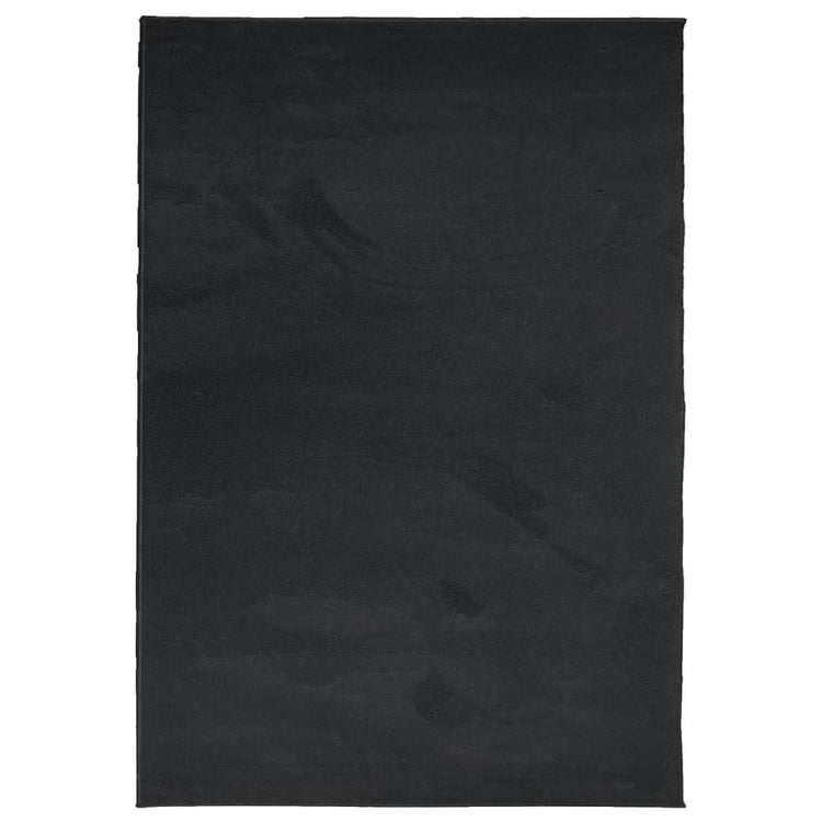 Tapis Vidaxl Oviedo Low -Pile 120x170 cm noir