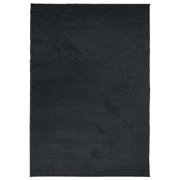 Tapis vidaxl Oviedo Low -Pile 160x230 cm noir