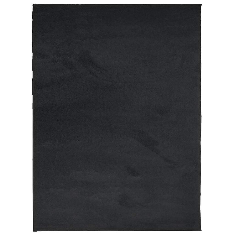 Tapis Vidaxl Oviedo Low -Pile 240x340 cm noir