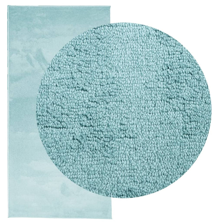 Tapis Vidaxl Oviedo Low -Pile 100x200 cm vert