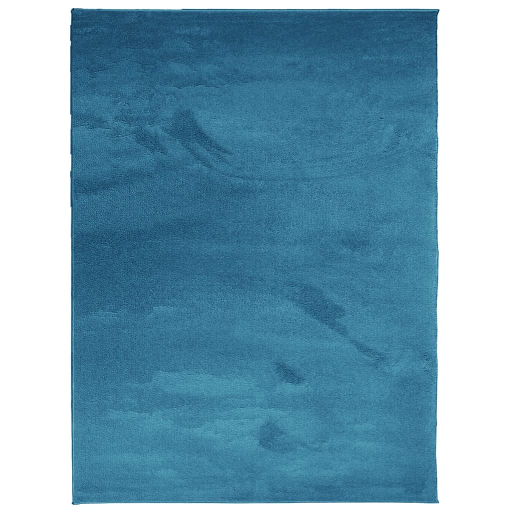 VidaXL tapis oviedo poils ras 240x340 cm turquoise
