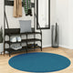 VidaXL tapis oviedo poils courts ø 120 cm turquoise