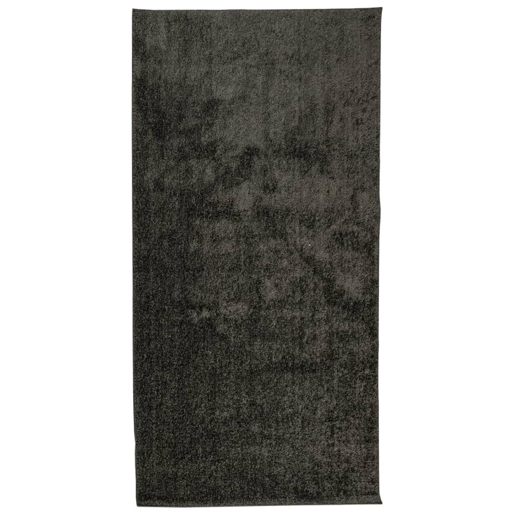 Vidaxl tapis istan pour un tas haut pile brillant 100x200 cm anthracite -colored