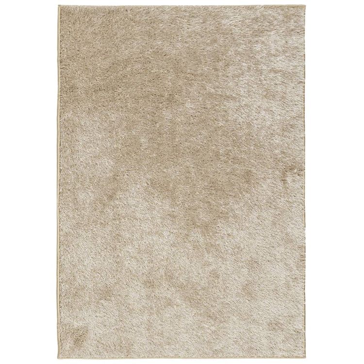Vidaxl tapis istan hautement brillant 120x170 cm beige