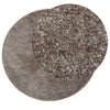 Vidaxl tapis Istan pour un tas haut brillant Ø 80 cm gris
