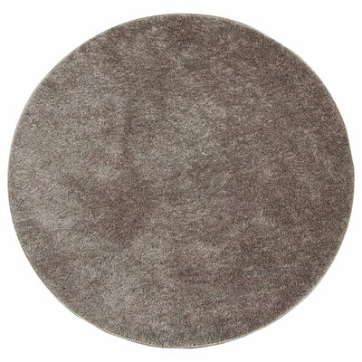 Viaxl tapis Istan pour un tas haut brillant Ø 120 cm gris