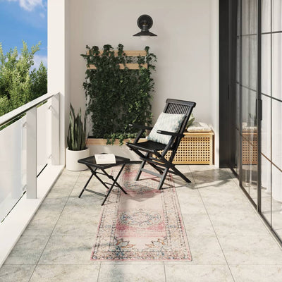 Vidaxl Carpet Arbizu à l'intérieur et à l'extérieur du style vintage 80x250 cm