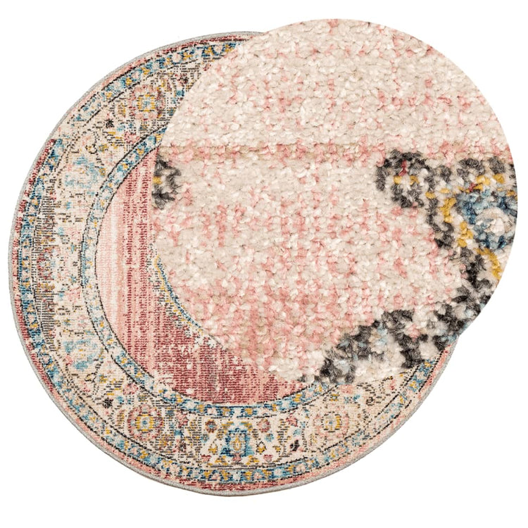 Vidaxl Carpet Arbizu à l'intérieur et à l'extérieur Style vintage Ø 200 cm