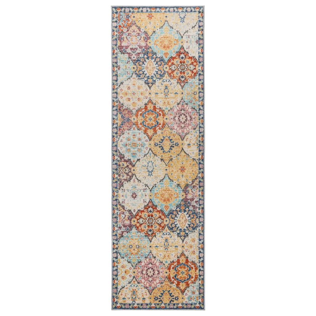 Vidaxl Carpet Arbizu à l'intérieur et à l'extérieur du style vintage 80x250 cm