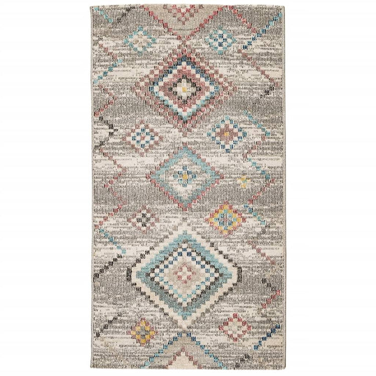 Vidaxl tapis arbizu à l'intérieur et à l'extérieur style vintage 80x150 cm