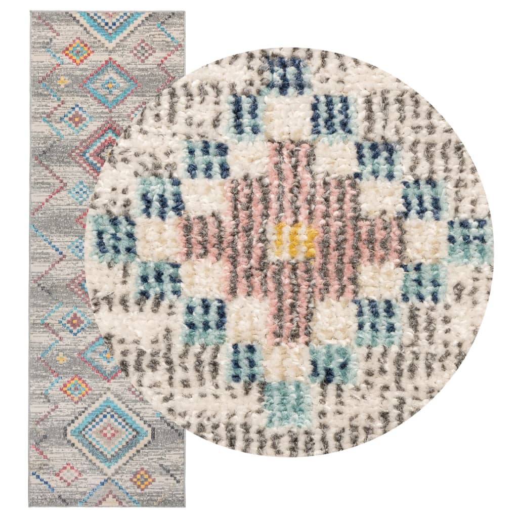 Vidaxl Carpet Arbizu à l'intérieur et à l'extérieur du style vintage 80x250 cm