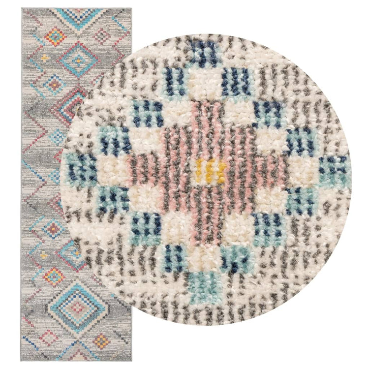 Vidaxl Carpet Arbizu à l'intérieur et à l'extérieur du style vintage 80x250 cm