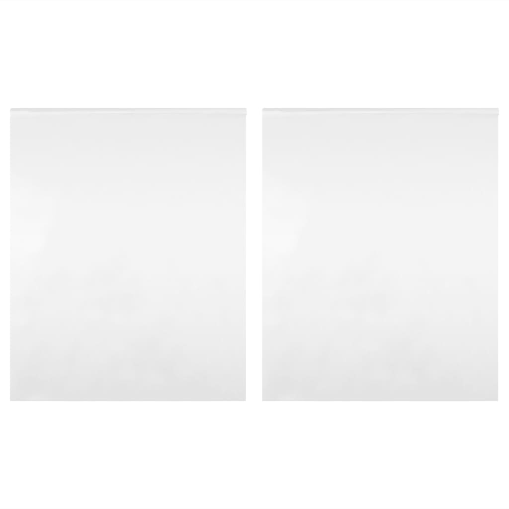 Vidaxl Mirror Huiles 2 pièces-Adhésive 90x100 cm Pet