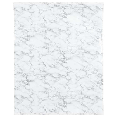 Vidaxxl film pour meubles autocollant 90x500 cm PVC marbre blanc