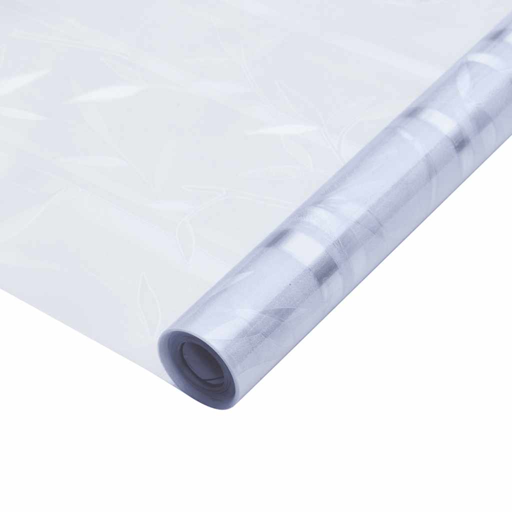 Vidaxx films pour fenêtres 4 pcs motif bambou mat PVC