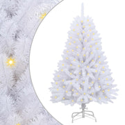 Vidaxx sapin de Noël artificiel avec 150 LED blanc 150 cm PVC et métal - afbeelding 2