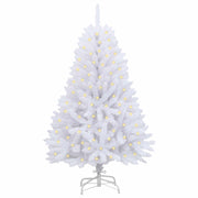 Vidaxx sapin de Noël artificiel avec 150 LED blanc 150 cm PVC et métal - afbeelding 3