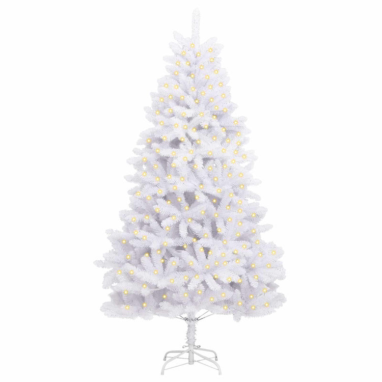 Vidaxx sapin de Noël artificiel avec 300 LED blanc 270 cm PVC et métal