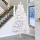 Vidaxx sapin de Noël artificiel avec 300 LED blanches, 300 cm PVC et métal