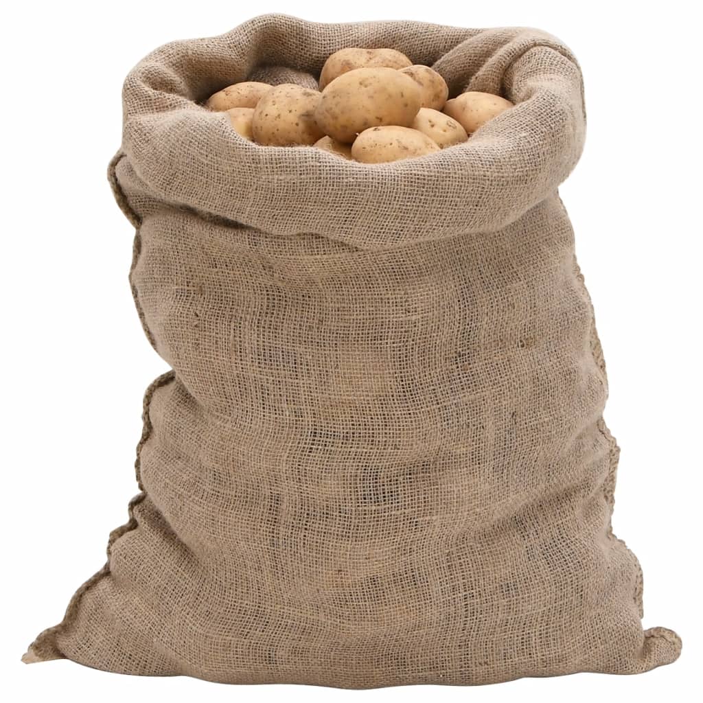 Vidaxl Jute Sacs 10 pièces 220 g m² 60x105 cm 100% jute