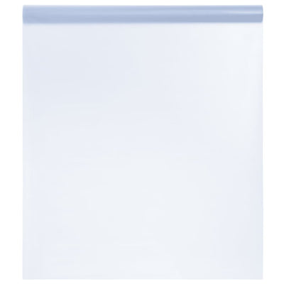 VIDAXL FILLE FILM STATIQUE MATTE GRAIS transparent 90 x 500 cm PVC